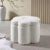 Pollie White Teddy Boucle Storage Stool 2 Pollie White Teddy Boucle Storage Stool -Garden Store POUF 291 WHITE TEDDY main