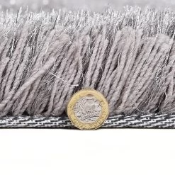 Silver Tufted Shaggy Rug 160 X 230 Cm 12 Silver Tufted Shaggy Rug 160 X 230 Cm -Garden Store RG Y02 SILVER detail3 d81b0ed4 e175 43e2 a9f8 ceef5232e27f