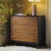 Bianca Chip Carved 3 Drawer Chest, Antique Bronze & Black -Garden Store XXCOD 008 GOLD BLACK main 5d7f8946 3035 4ee2 a93d f7973c20a4e2
