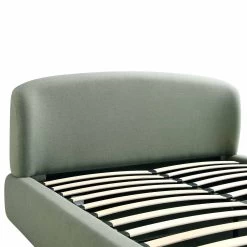 Constance Winged Headboard Ottoman Storage Bed, Olive Linen 29 Constance Winged Headboard Ottoman Storage Bed, Olive Linen -Garden Store ZD 2182 OLIVE LIN detail1