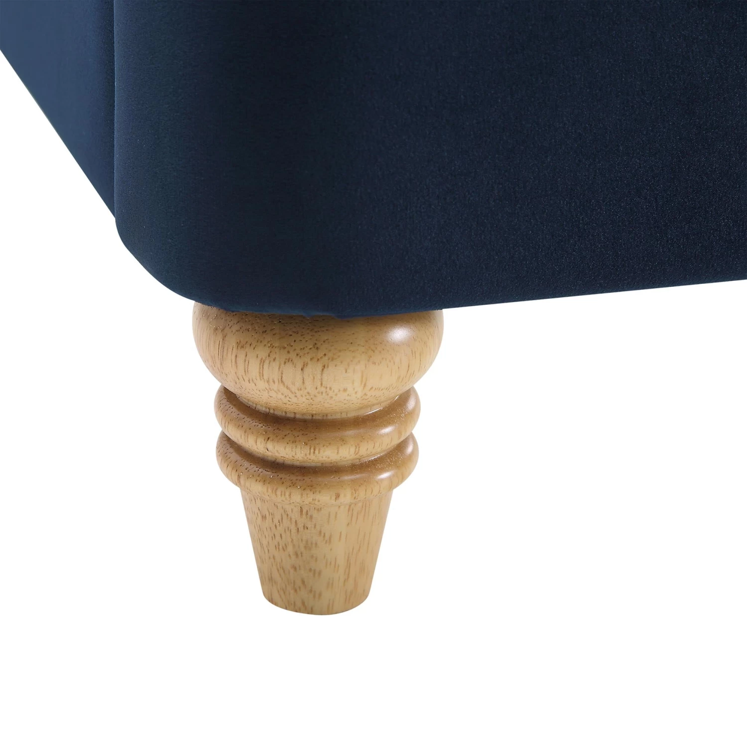 Leamington Deep-Buttoned Upholstered Bed, Midnight Blue Velvet 16 Leamington Deep-Buttoned Upholstered Bed, Midnight Blue Velvet - Image 14