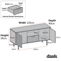 Richmond Ridged 120cm Wide TV Media Unit, Matte Taupe 18 Richmond Ridged 120cm Wide TV Media Unit, Matte Taupe -Garden Store dimensional drawings NOV 2022 BSD 106 600x 97b2199a f97d 4019 9a0e 5e2a1fe20a67