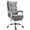 Executive Double Layer Padding Recline Office Desk Chair With Footrest, MR77 Grey Fabric 1 Executive Double Layer Padding Recline Office Desk Chair With Footrest, MR77 Grey Fabric -Garden Store e397f450 6ad8 4bf2 8e35 692849ce58d0